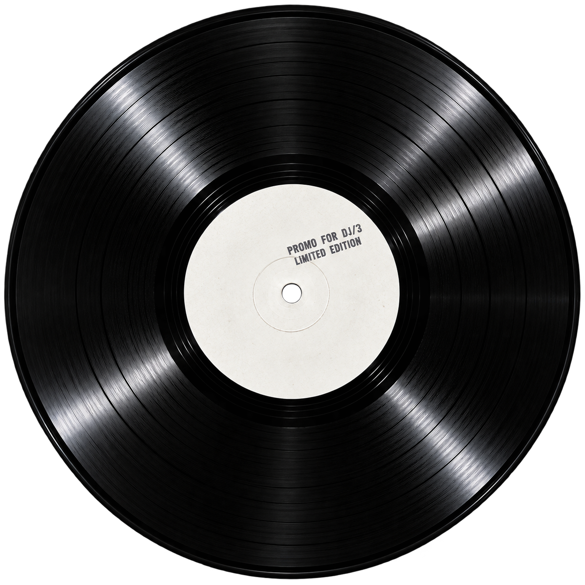Promo For Dj/3 black vinyl record, limited edition of 100 copies