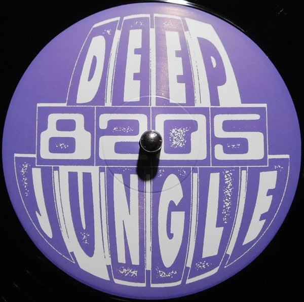 Etiqueta violeta de Deep Jungle y 8205 Recordings