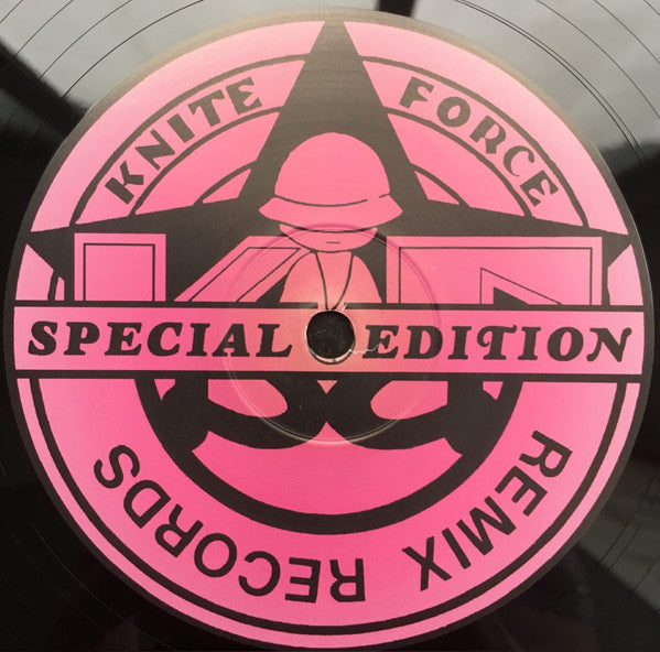 Remix Records and Kniteforce Part 16 pink vinyl label