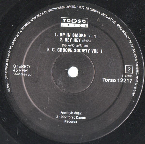 E.C. Groove Society – Volume 1 - Label Side B