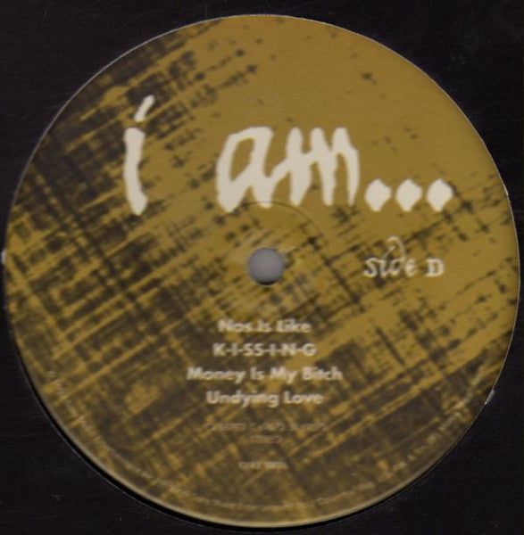 Nas I Am vinyl side D label