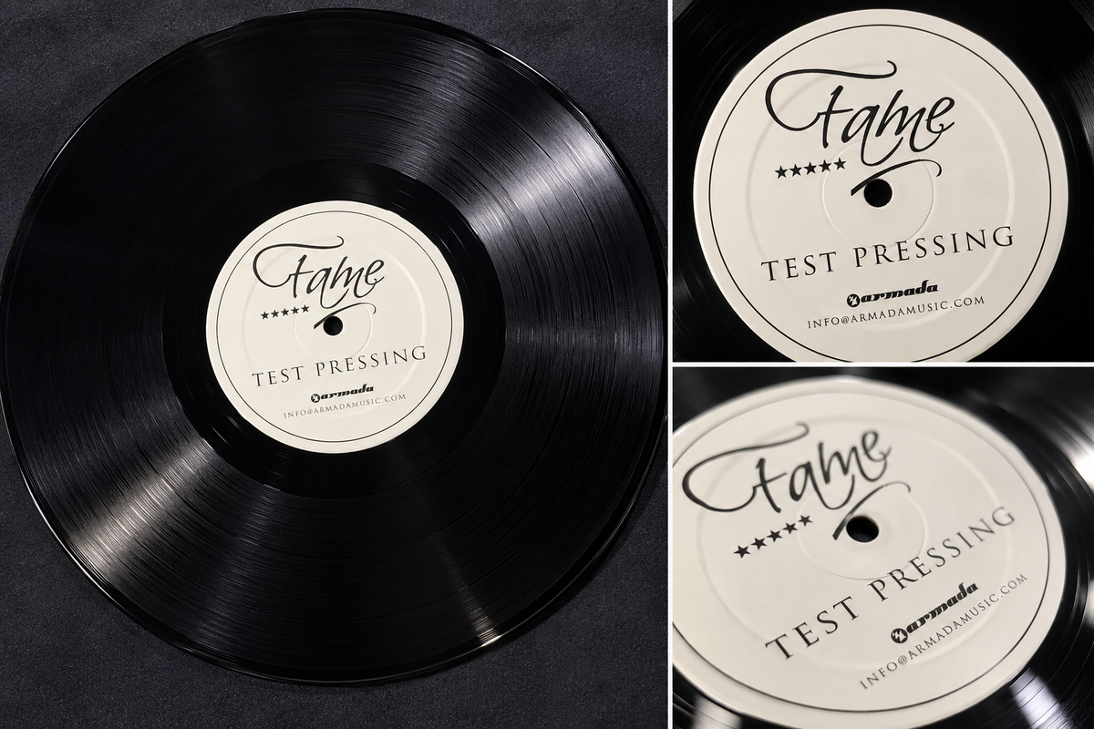 Fame FAME015 Test Pressing collage