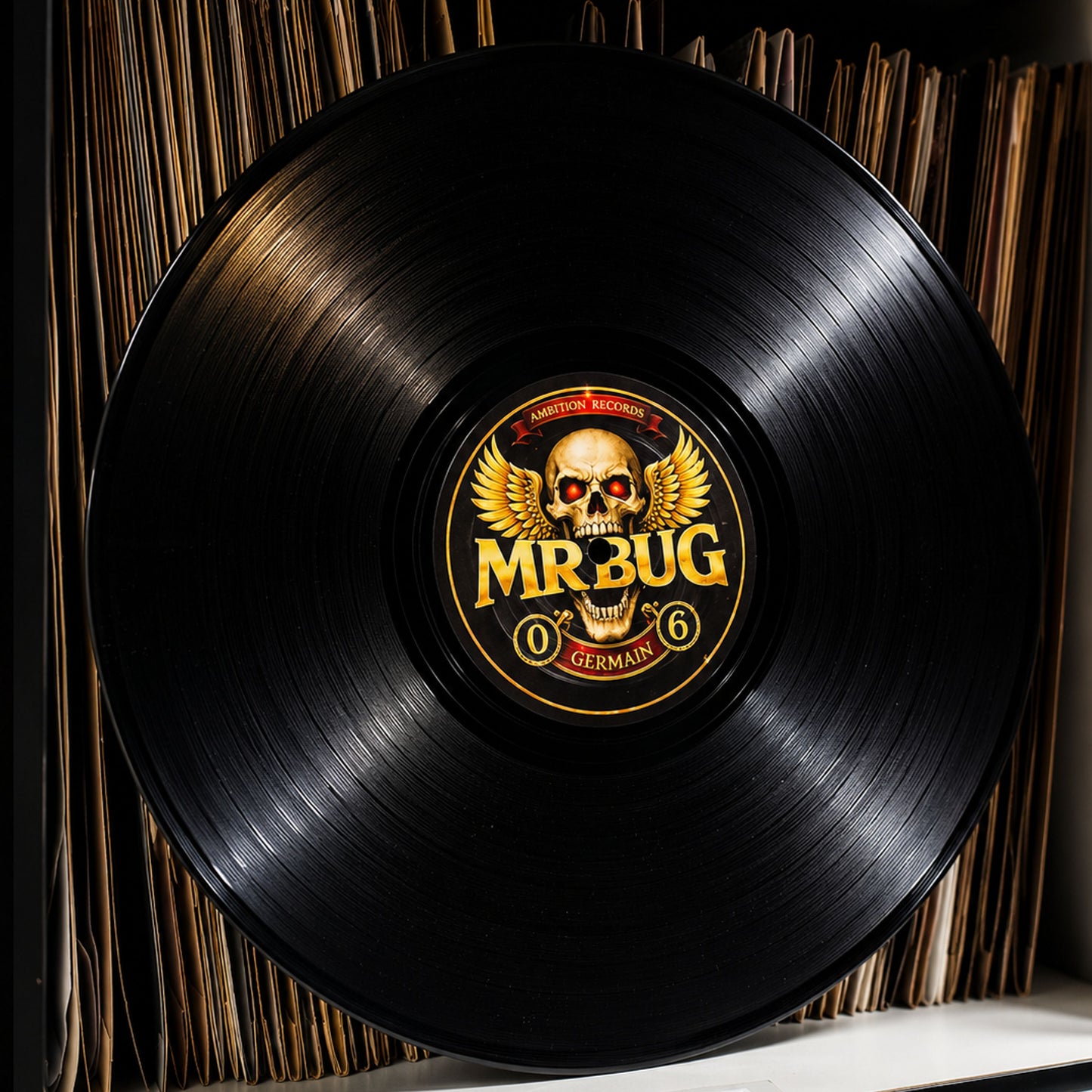 Luis Pitti – Germain 006 vinyl mockup