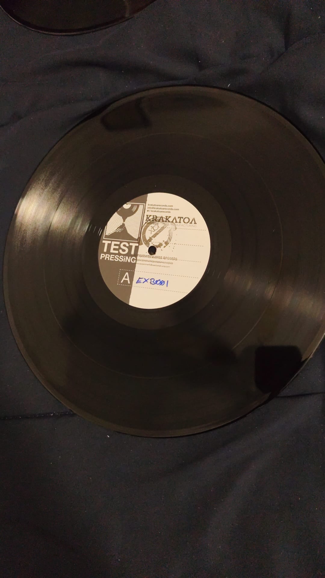 Test Press EXB001 – label side A