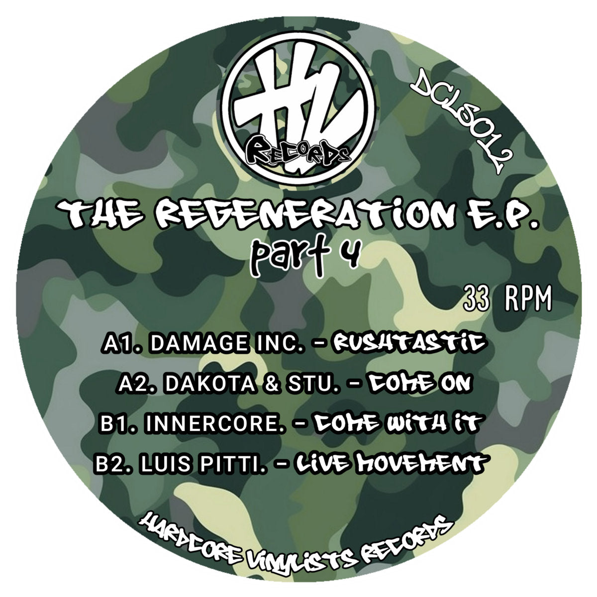 Various – The Regeneration E.P. Part 4 - Label