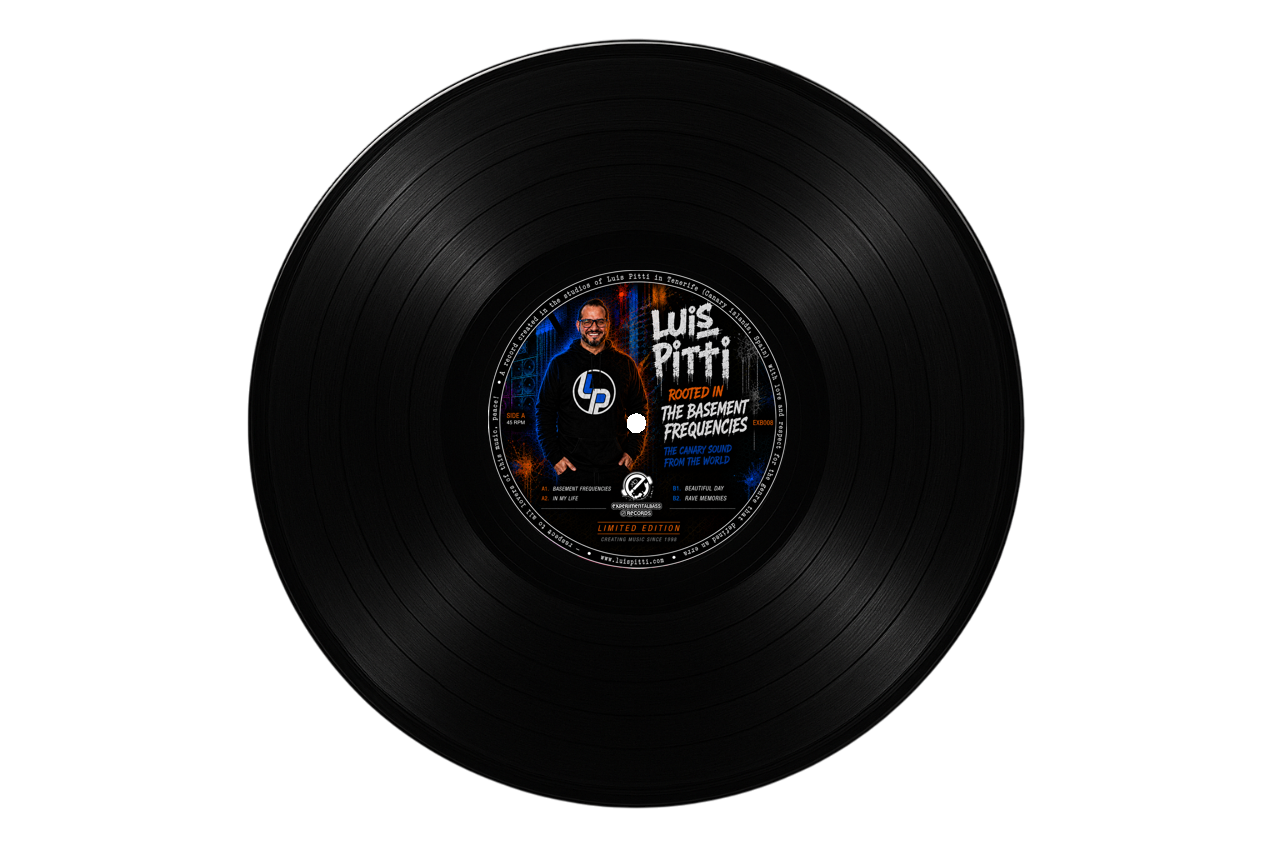 EXB008 Side A vinyl label