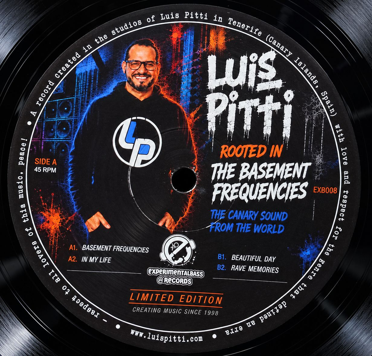 Luis Pitti – Rooted in The Basement Frequencies (Limited Edition Of 150 Copies) (Vinyl & Digital WAVs)