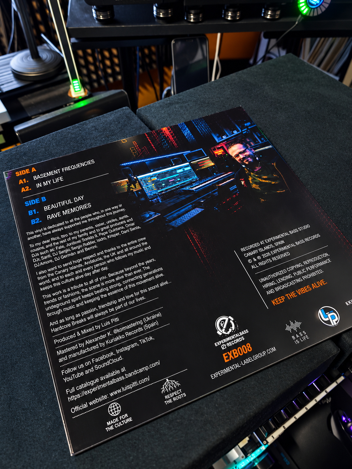 Luis Pitti – Rooted in The Basement Frequencies (Limited Edition Of 150 Copies) (Vinyl & Digital WAVs)
