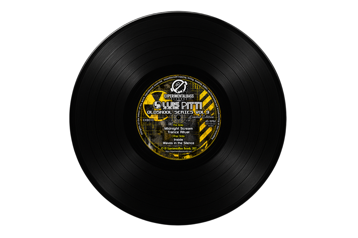 Luis Pitti Oldskool Series Vol. 9 EXB010 black vinyl record