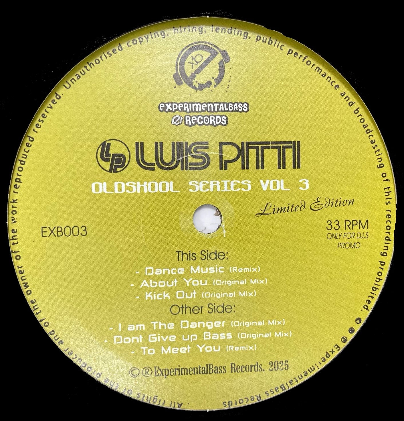 Oldskool Series Vol. 3 – label