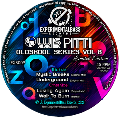 Luis Pitti – Oldskool Series Vol. 8 (Demnächst erhältlich) (Vinyl & Digital WAVs)