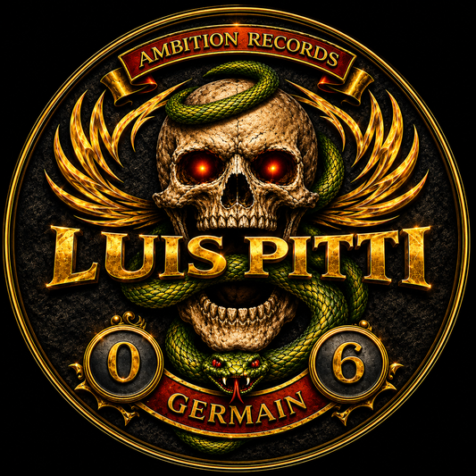 Luis Pitti – Germain 006 vinyl label artwork