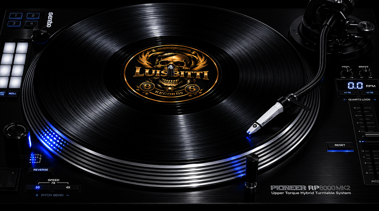 Luis Pitti – Germain 006 label on vinyl