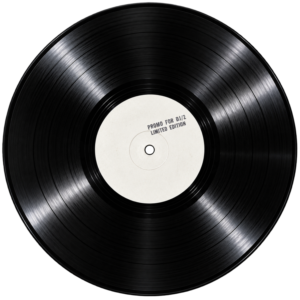 Promo For Dj/2 black vinyl record, limited edition of 100 copies
