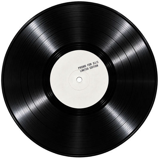 Promo For Dj/3 black vinyl record, limited edition of 100 copies
