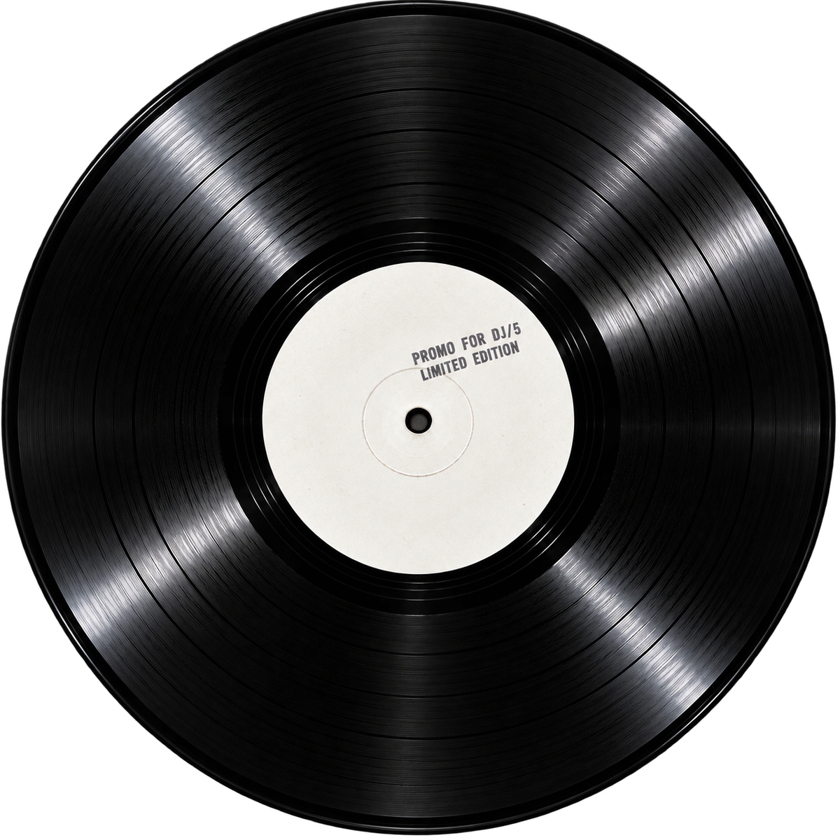 Promo For Dj/5 black vinyl record, limited edition of 100 copies