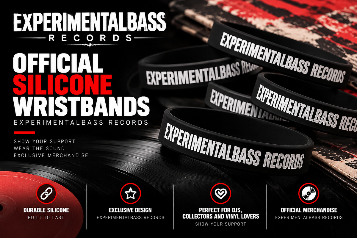 Pulsera Oficial ExperimentalBass Records de Silicona