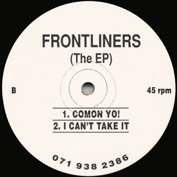 Frontliners The EP Not On Label BACK 1 Side A label