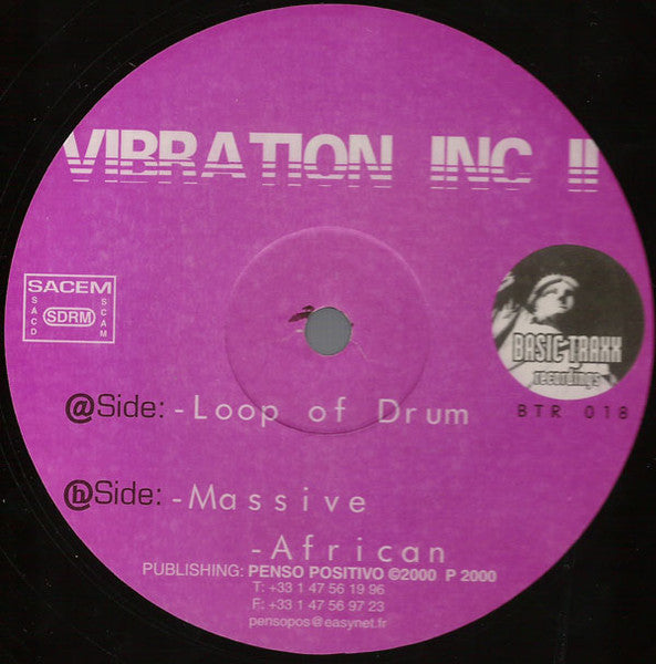Vibration Inc II* – Loop Of Drum (12")