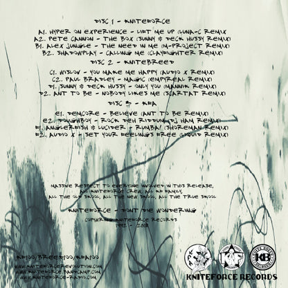 Various – The Triple Threat - Back Cover / Tracklist