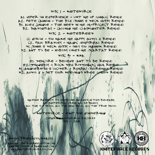Various – The Triple Threat - Back Cover / Tracklist