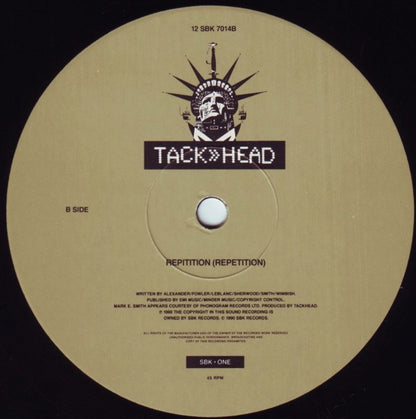Tackhead – Dangerous Sex, Side B label, SBK One 12 SBK 7014