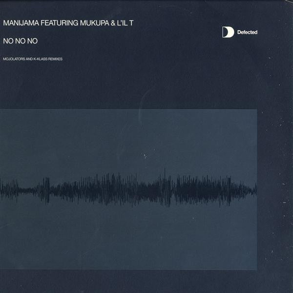 Record label showing the tracklist of Manijama – No No No