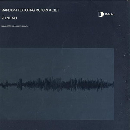 Record label showing the tracklist of Manijama – No No No