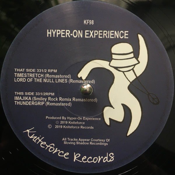 Hyper-On Experience – Deaf In The Family EP – Label Side A – Kniteforce Records KF98
