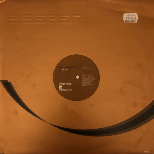 Pablo Avocado – I Love Ya!, side A label