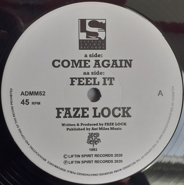 Faze Lock – Come Again / Feel It