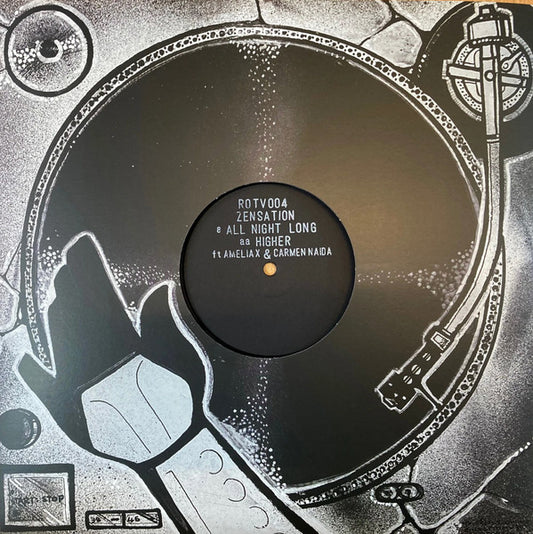 Zensation – All Night Long / Higher - Return Of The Vibe ROTV004 Test Pressing