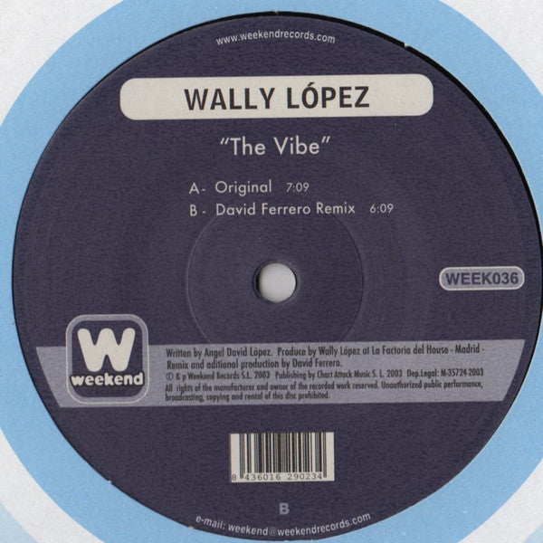 Wally López – The Vibe (12")
