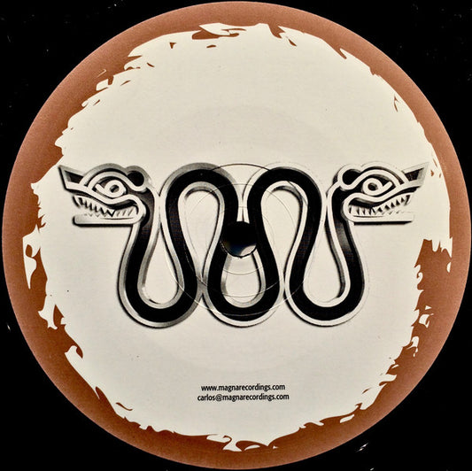CM 607 – Timeport, Magna Recordings MGN007 label side with track information