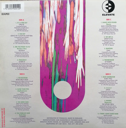 Elevate Rave II ELVLP02 side C vinyl label