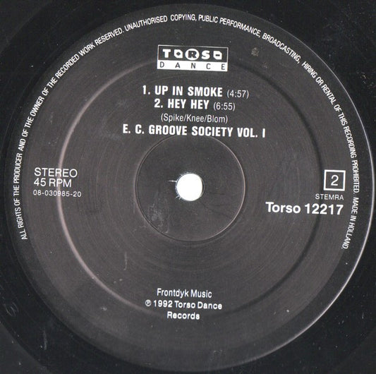 E.C. Groove Society – Volume 1 - Label Side B