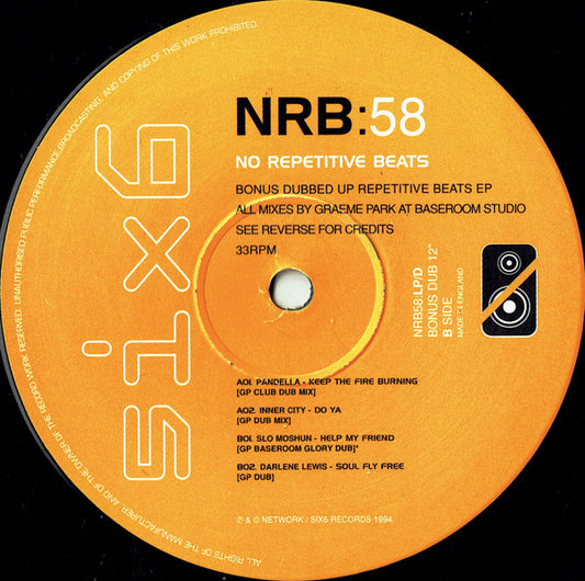 Various - No Repetitive Beats (Clause 58 Government Criminal Justice Bill) Compilation LP