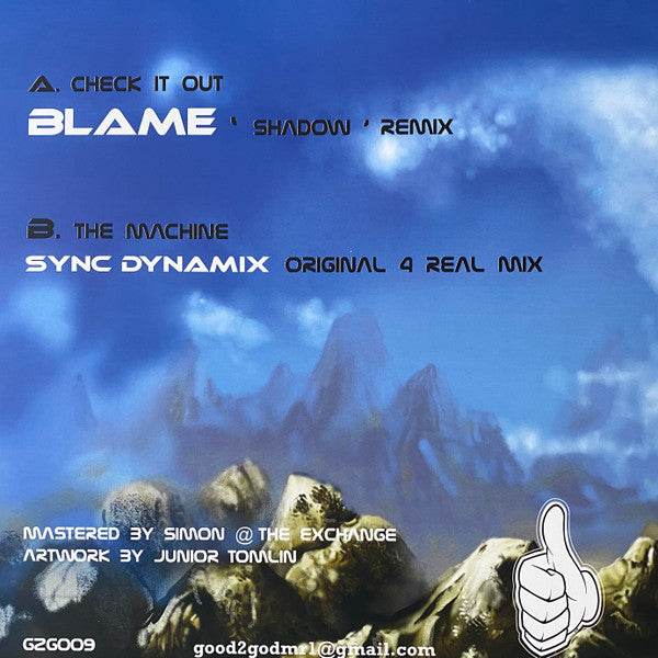 Blame / Sync Dynamix* – Outer Echo - Back Cover