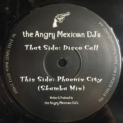 Angry Mexican DJs – Disco Call / Phoenix City, label, Skatty Productions SKATTY 003