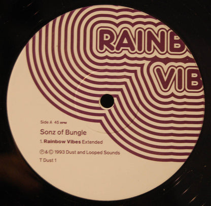 Sonz Of Bungle – Rainbow Vibes, Side A label, Dust And Looped Sounds T DUST 1