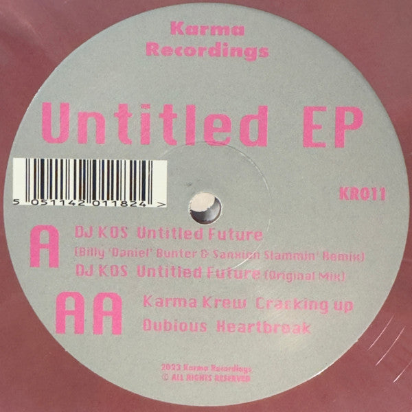 DJ Kos – Untitled Future (Pink and Grey Marbled Vinyl)