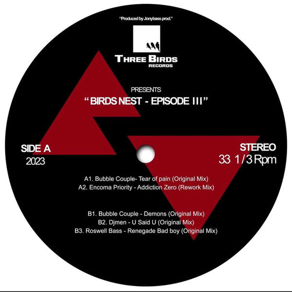 Three Birds Records Birds Nest - Episode III sleeve artwork