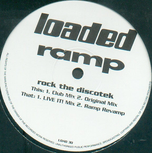 Ramp – Rock The Discotek (12", Promo)