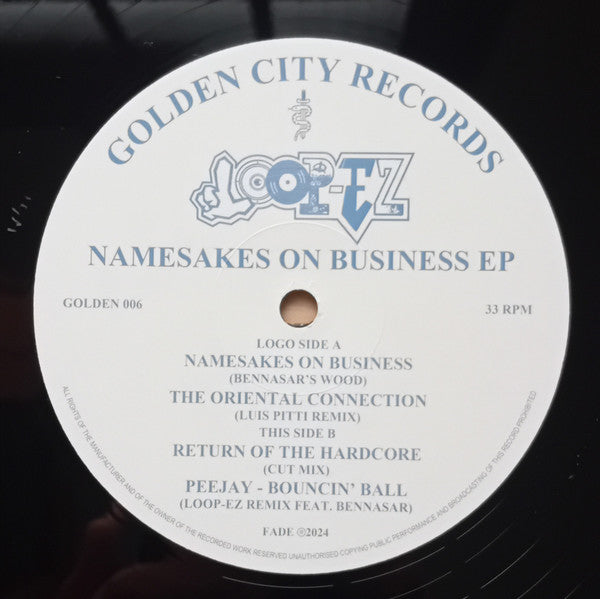 LooP-eZ – Namesakes On Business EP - Logo Side