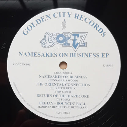 LooP-eZ – Namesakes On Business EP - Logo Side
