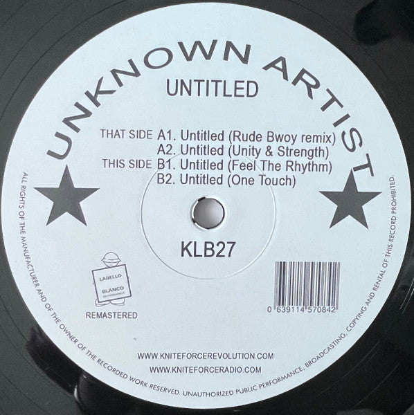 O.O.H. – Feel The House E.P., etiqueta de la reedición remasterizada KLB27