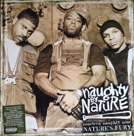 Naughty By Nature Nineteen Naughty Nine Nature's Fury Side C label