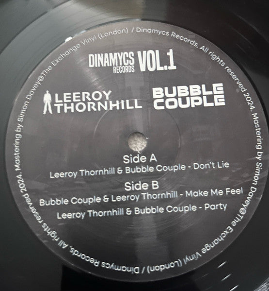 Don't Lie vinyl record label, side A