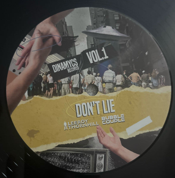Don't Lie vinyl record label, side B