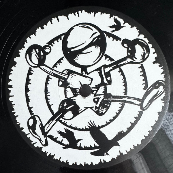 Three Birds Records THRB010 vinyl label with tracklist